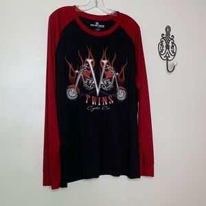 Solar Gear Twins Cycle Long Sleeve Jersey  Sz 2X